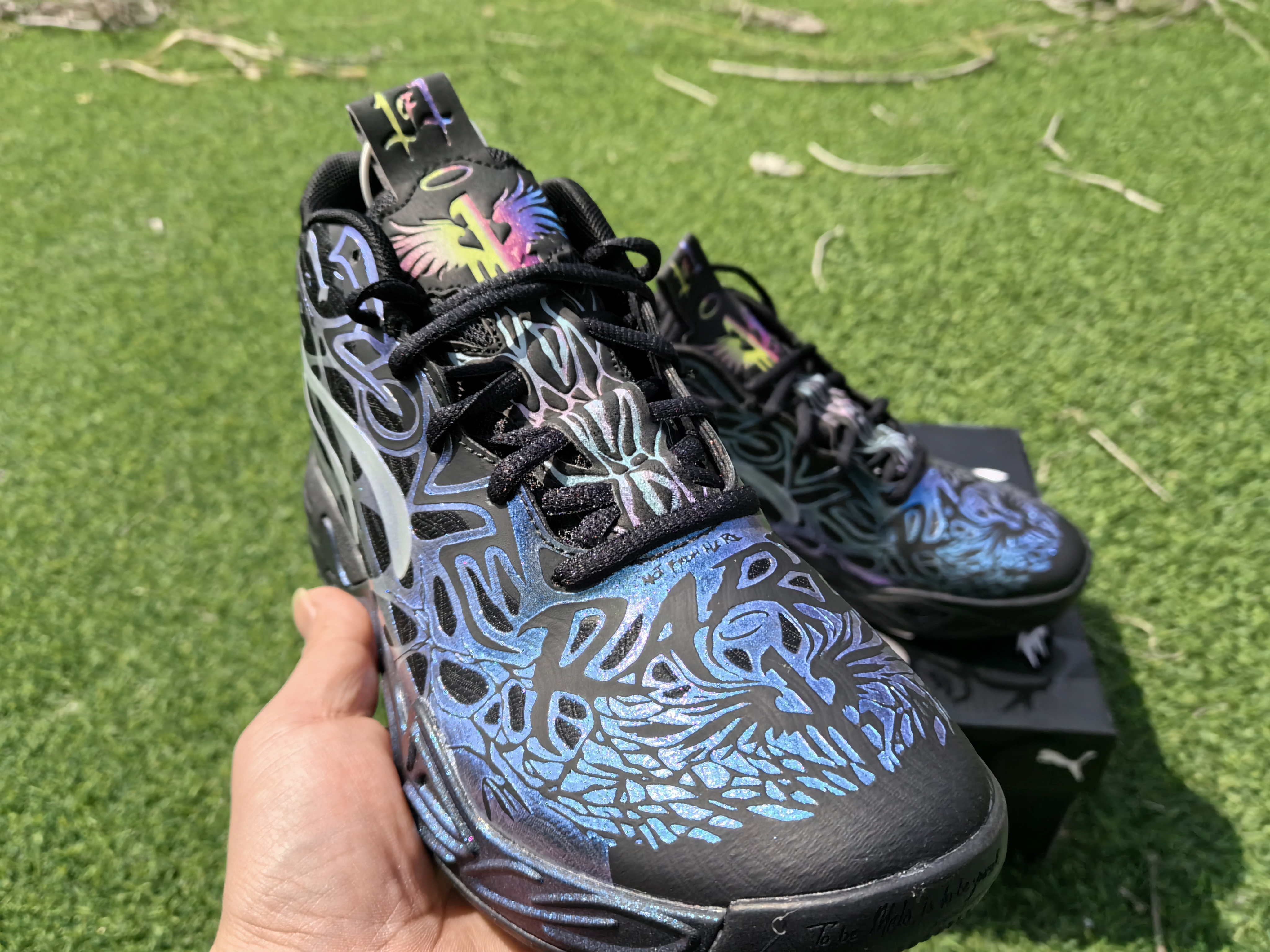 Puma LaMelo Ball MB.04 Black Iridescent